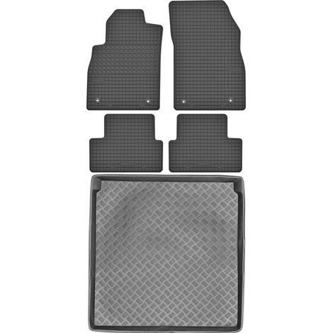 Juego de alfombrillas de goma para coche y maletero para Opel Astra IV J Kombi (2009-2015).