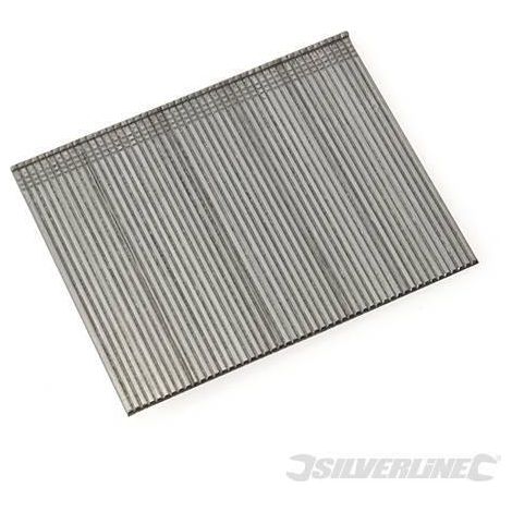 Chiodi Punti di finitura con calibro 16 per chiodatrici Silverline 2500 pz-64 x 1,55 mm