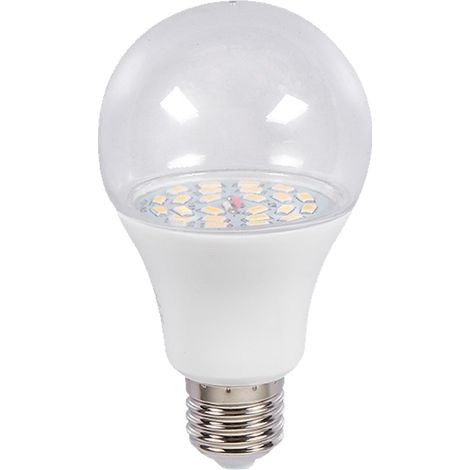 Ampoule LED pour Plantes D'Interieur - Lumière de Croissance E27 12W 1200lm IP65, Blanc/Jaune, 24 LED, 50000h, 85-265V (1/5)