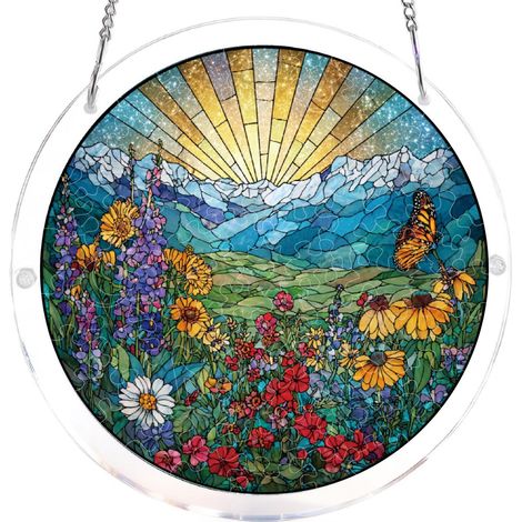 Attrape-soleil, puzzle en acrylique, décoration de fenêtre, puzzle translucide coloré à suspendre, décoration à faire soi-même I (1/2)