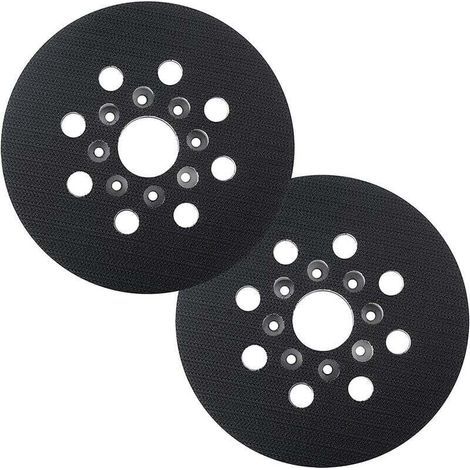 125 mm support plate compatible with Bosch PEX 220 A, GEX 125-1 AE, PEX 220 AE, Skil 7402/7490, 2 pieces (1/5)