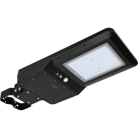 Luminaire Urbain Solaire Détecteur Infrarouge 40W 6000lm IP65 CCT - 3000K/4000K/6000K - SILUMEN