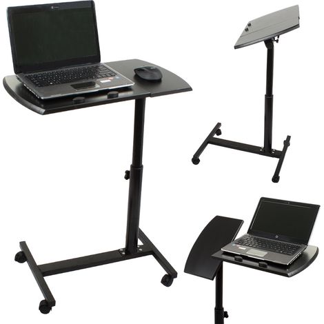 Support pour ordinateur portable sur roulettes / Support pour ordinateur portable / Ordinateur portable - Réglable (1/3)
