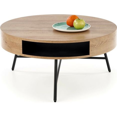 Mesa de centro Houston 1330 , 41x0x0cm, Diámetro: 80, MDF, Redonda