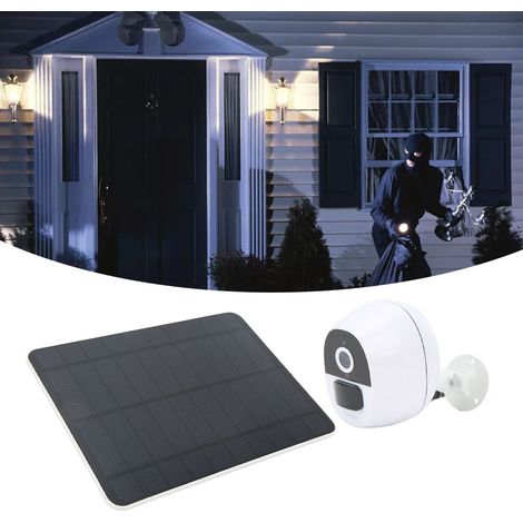 Solarbetriebene, kabellose Außenkamera, WLAN-Überwachungskamera für Zuhause, 1080P-Farbnachtsicht mit PIR-Sensor und Personenerkennung. (1/5)
