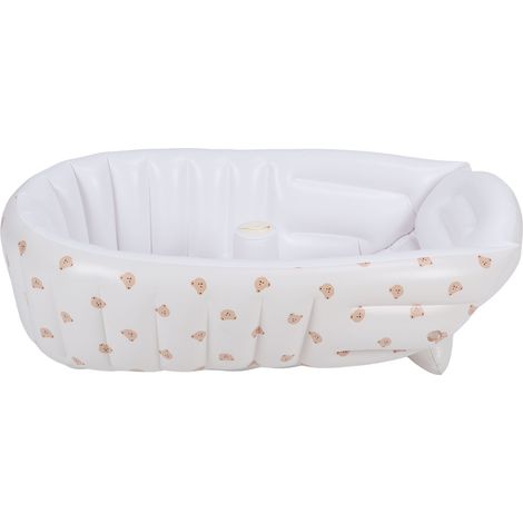 Baignoire gonflable pour bébé, pliable et portable, avec pompe à air intégrée (type C). (1/5)