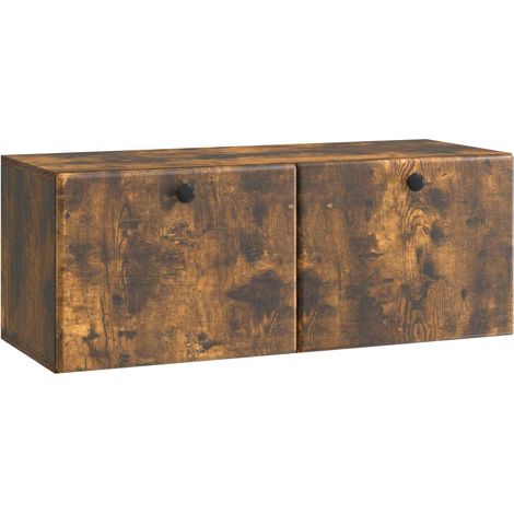 Maison Exclusive - Mobile Porta TV da Muro 78,5 x 31 x 30 cm Rovere Fumo (1/5)