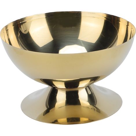 Bol Verrine Pied Dessert Inox Gold Individuel Multi-usage pour Yogourt Salade Fruits (1/5)