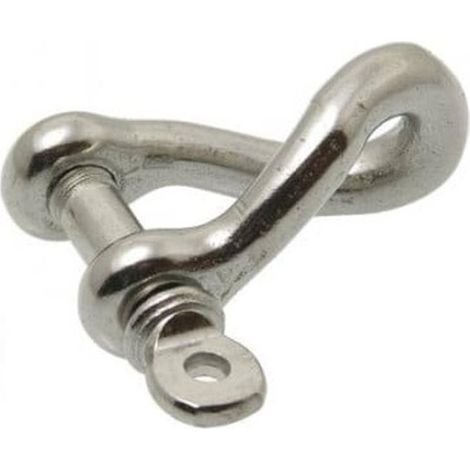 1 Manille Torse Forgée 12 mm - Inox A4 - D-Work (1/4)