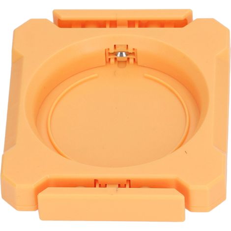 Ouvre-canette 2 en 1 en ABS, portable, à pression et rotation, pour cocktails et boissons, orange (1/5)
