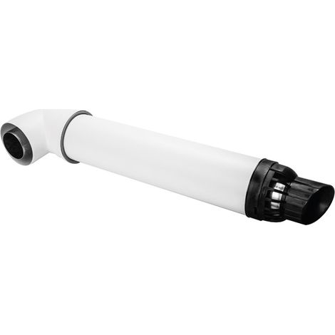 Kit Fumi con Tubo e Curva Coassiale per Scaldabagno Uso Rinnai RINFOTA03