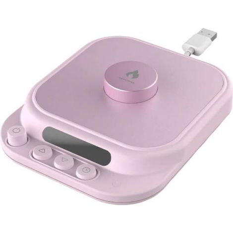Sous-verre Chauffant - 18 W - 5 Températures Réglables 45 À 65 C - USB - Usage Bureau Et Nuit - 2,4 Cm Épaisseur - 1 Pièce (1/4)