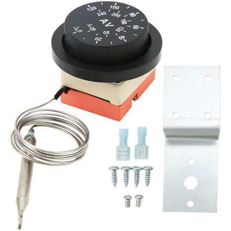10pcs 0-120°C Adjustable Electric Fan Thermostat Switch AC 250V for Automotive Car Truck (1/5)