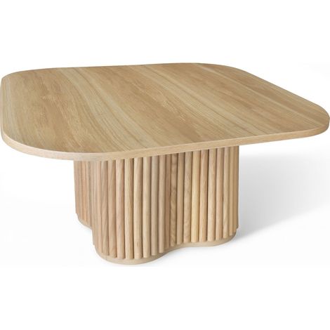 Table basse plaqué chêne naturel, ALBA (1/5)