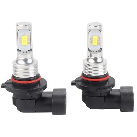 2 phares antibrouillard LED H10 9145 80W 8000K Blanc 12-24V Universel (1/5)