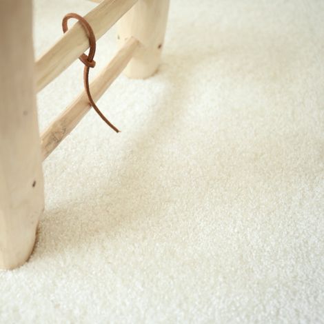 Moquette douce poils longs - Touch - Blanc crème - Rouleau de 4m x 1m (1/5)