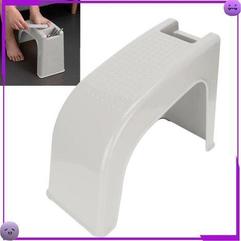 AUCUNE Repose‑pieds pédicure Repose-pieds de Douche Forte Capacité Portante Tabouret de Pédicure Léger hygiene manucure (1/5)