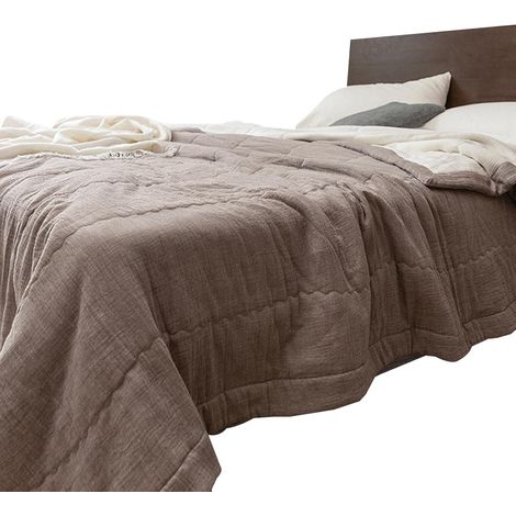 Couette – Couleur unie – Couvre-lit léger et réversible – Couvre  lit d' pour chambre à coucher (1/5)