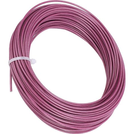 Kit de Tendeur à Câble et Fil d'Acier Polyvalent 30m 2mm pour Voile d'Ombrage, Grillage, Plantes Grimpantes et Câbles Extérieurs (1/5)
