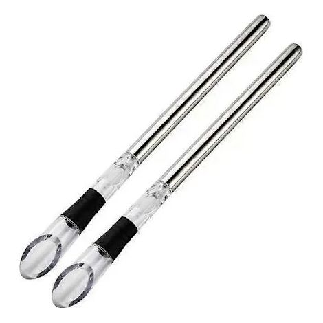 Aérateur à vin, refroidisseur de bouteilles, refroidisseur à vin en acier inoxydable, tige, carafe à vin avec aérateur-AquaForge (1/5)