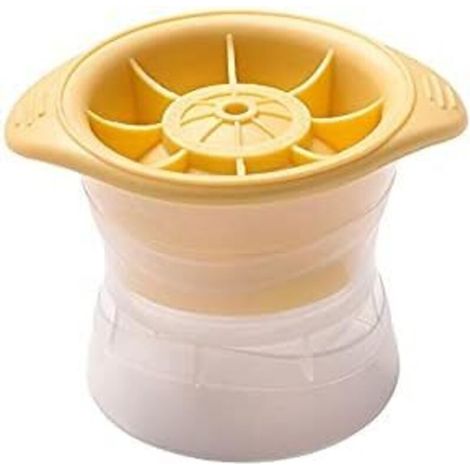 Moule À glaçons 1Pcs Whisky Moule Hockey Sur Glace En SiliCône Souple Respectueux L'Environnement Plateau glaçons Fait Maison Avec s Cocktails Scellés Moules Jus Soda Jaune-Fei Yu