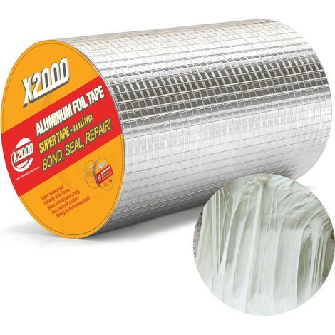 Ruban de Butyle, 20cm x 5m Butyle en Étanche Ruban Ruban Butyle en Aluminium Ruban de Réparation Butyle pour Fuites de Toit, Fissures de Surface (1/5)