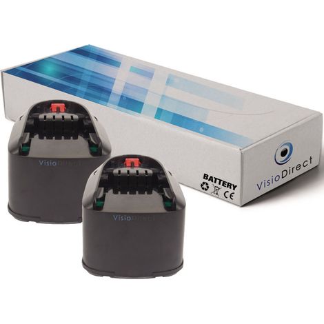 Lot de 2 batteries pour Bosch ALB 18 Li souffleur à feuilles 3000mAh 18V
