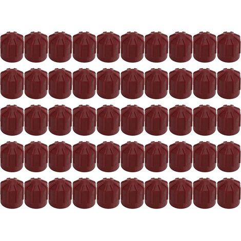 Bouchon de valve de climatisation ABS universel durable M10X1, parfait pour la plupart des voitures, camions, véhicules d'ingénierie, lot de 50 pièces (1/5)