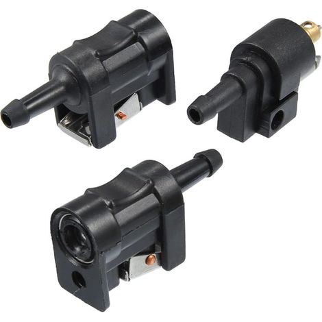 Raccord De Tuyau De Carburant Femelle - 8mm - Pour Moteur Hors-Bord Yamaha - 3 Pièces (1/5)
