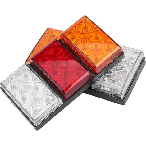 Feu arrière étanche pour camions et caravanes, 24 LED tricolores, 10-30 V (1/5)