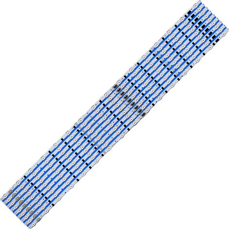 Tira de LED de 1040 mm de largo, 16 LED por tira, voltaje de lámpara LED de 3 V, compatible con varios modelos de TV, nueva. (1/5)