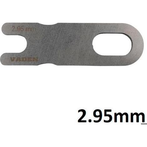 Lamina de ajuste de espaciador de inyector Volvo 2,95 mm VAD130005020