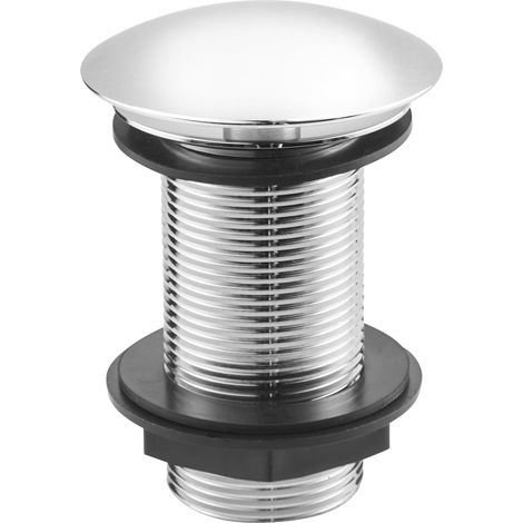 Deva 1 1/4 Inch Free Flow Basin Waste - Chrome (1/2)