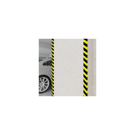 Kantenschutz, 2 Stück, gelb und schwarz, 6 x 2 x 101,5 cm, PU - Crezuo (1/4)