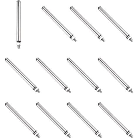Boulons d'Expansion M6 x 120mm, 12Pcs Boulons d'Expansion en Acier Inoxydable 304 Ancrage de Manchon de Boulon de Vis pour Mur en Béton Brique Mur en Plaques de Plâtre, Argent (1/4)