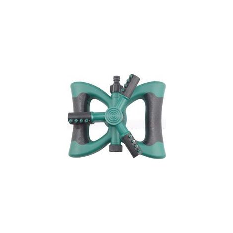 Arroseur rotatif à 360 degrés pour jardin et pelouse avec base et connecteur de tuyau d'arrosage réglable pour grands jardins (1/5)