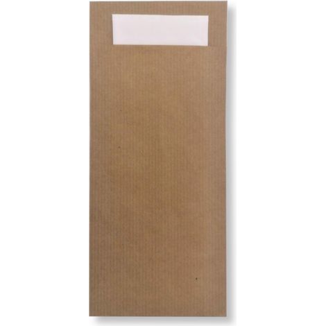 Bestecketui aus Kraftpapier, Servietten, 100 Stück