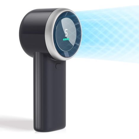 Mini portable fan, USB rechargeable, high speed, with 10 hours of battery life, a small summer gadget for women, ideal for the beach. - AquaForge (1/5)