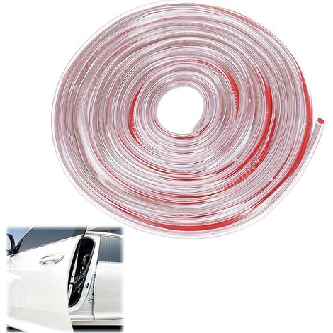 Protection de Bord de Porte Voiture, Joint Garniture PVC Transparent, Adapté aux et la Plupart des Modèles, Résistant à l'eau aux UV, Universel protège portière Forme U (1/5)