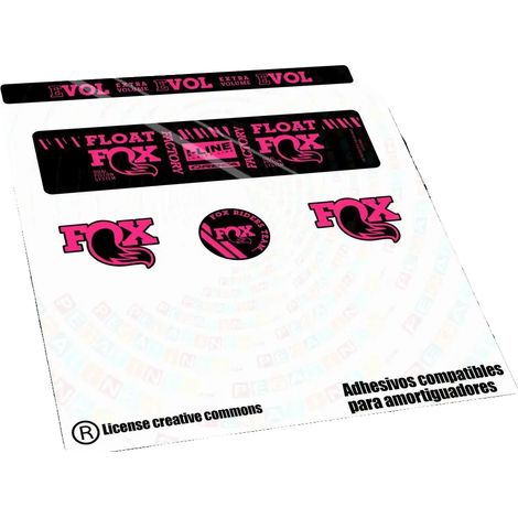 Pegatinas de vinilo de alta calidad, diseños personalizables, color rosa neón. (1/2)