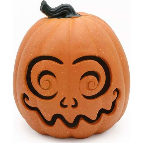 Lanterne citrouille d'Halloween, décoration extérieure citrouille orange 2 (1/5)