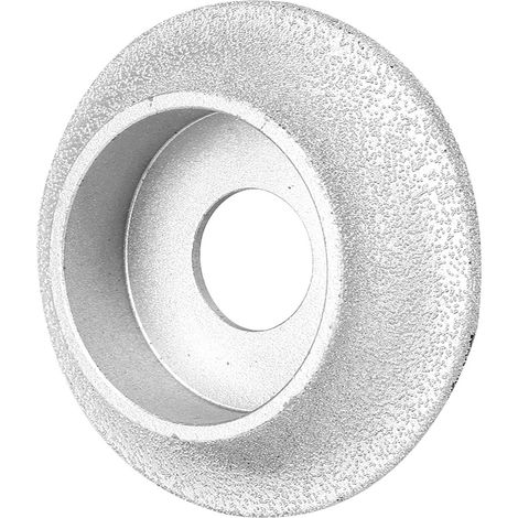 Meule diamantée brasée de 7,3 cm, fabriquée en France, pour pierre, marbre et céramique (1,5 cm). (1/5)