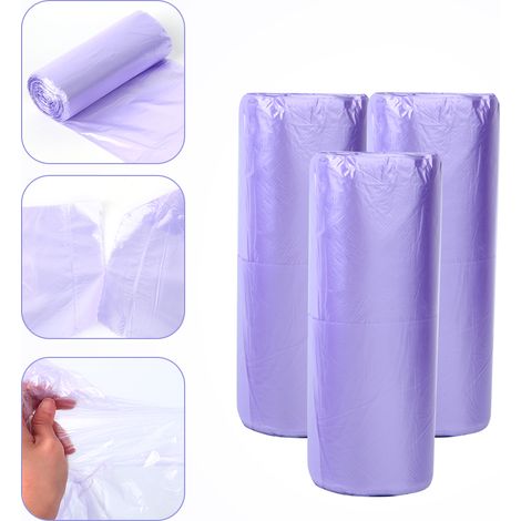 10 sacs poubelle jetables pour poubelle de cuisine, bureau et toilettes (63 x 46 cm) (1/5)