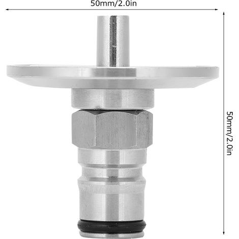 Raccord à rotule et à verrouillage liquide de 1,5 po pour accessoire de brassage de bière (1/5)