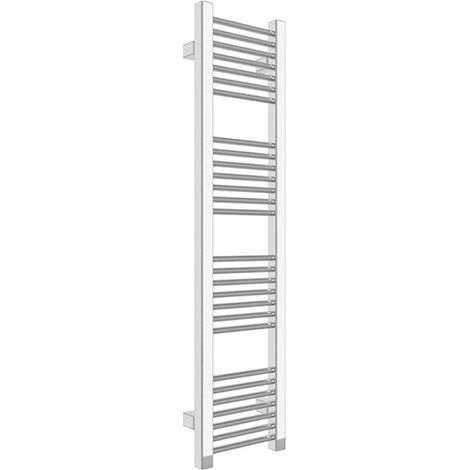 Scaldasalviette cromato misto 710mm di altezza e 230mm di larghezza - 130 Watt - MIK710/230V2CRO