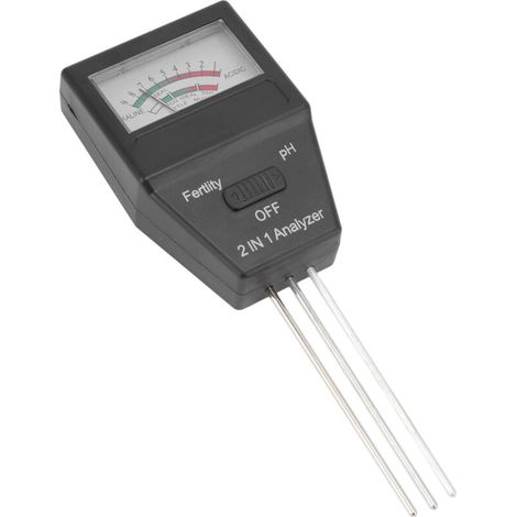 Testeur 2-en-1 pour Sol : Mesure du pH et de la Fertilité avec 3 Sonde, Idéal pour Jardin, Pelouse, Ferme et Usage Intérieur/Extérieur