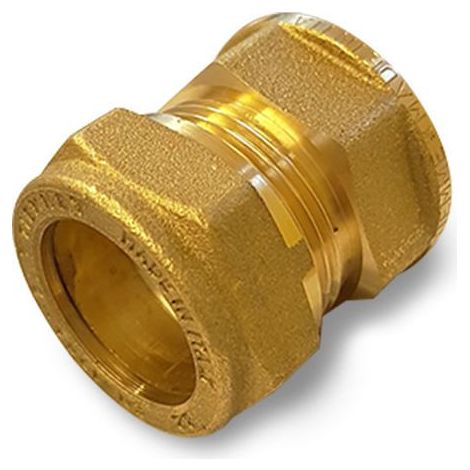 Raccordo dritto a compressione rame filetto F, varie dimensioni 16 x 3/4" (1/4)