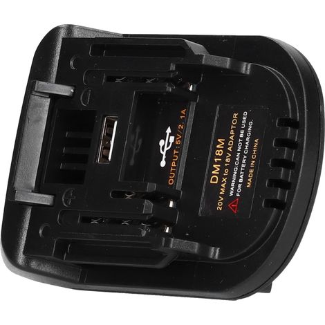 Station de charge universelle pour batteries lithium avec ports USB et convertisseur intégré