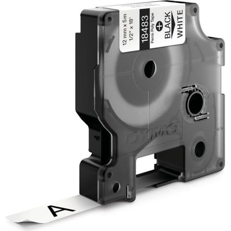 DYMO 18483 nastro per etichettatrice Nero su bianco