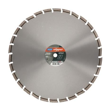 Disque à tronçonner diamanté D.600mm perçage.25,4mm pour scie à sol
